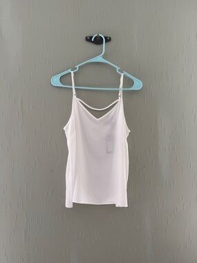 Primark White Double-Strap V-Neck Camisole